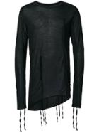 Army Of Me Lace Detail Sweater - Black