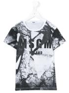 Msgm Kids - Graphic Print T-shirt - Kids - Cotton - 10 Yrs, Black