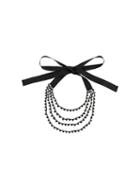 Ann Demeulemeester Multi Strand Necklace, Women's, Black