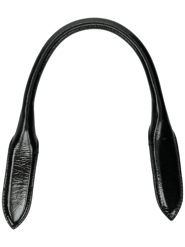 Anya Hindmarch Build A Bag Tubular Handle In Black Naplak