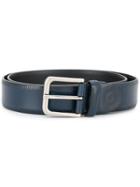 Canali Leather Belt - Blue