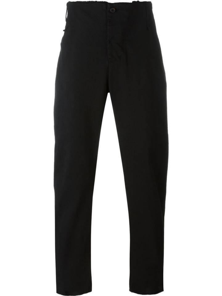 Lost & Found Ria Dunn Raw Hem Trousers, Men's, Size: Xl, Black, Cotton/polyamide/wool