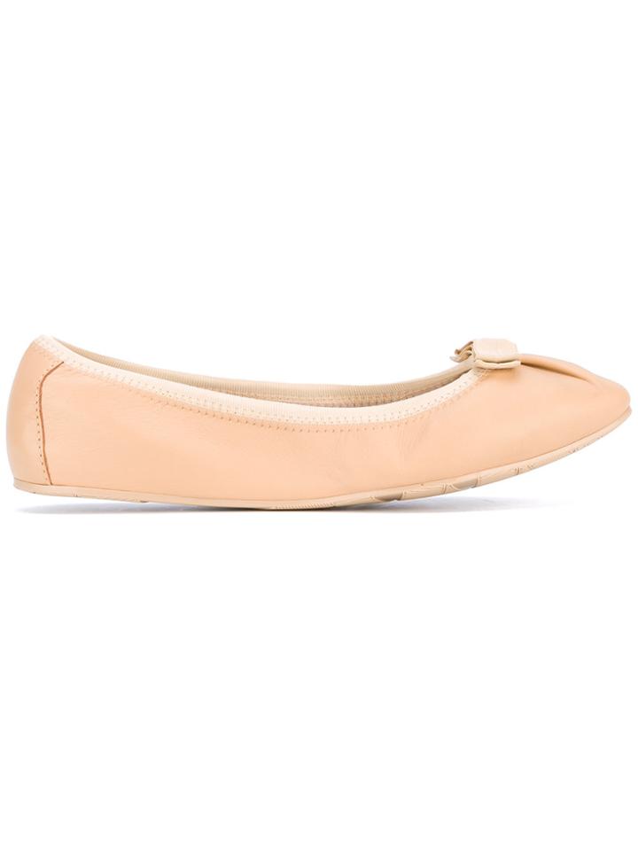Salvatore Ferragamo My Joy Ballerina Shoes - Nude & Neutrals