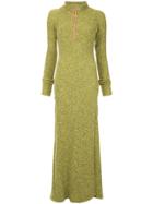 Walk Of Shame Turtle Neck Maxi Dress - Green