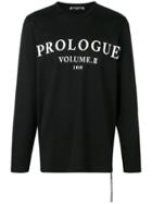 Mastermind World Skull Print Long Sleeve T-shirt - Black
