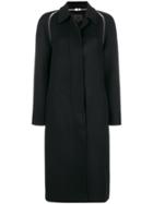 Alexander Wang Zip Detail Single-breasted Coat - Black