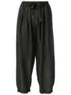 Forte Forte Black Cropped Trousers