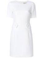 Emilio Pucci Button-detailed Mini Dress - White