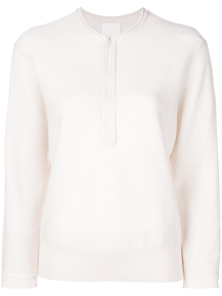 Molli Eleonore Ultra Fine Zip Top - Nude & Neutrals