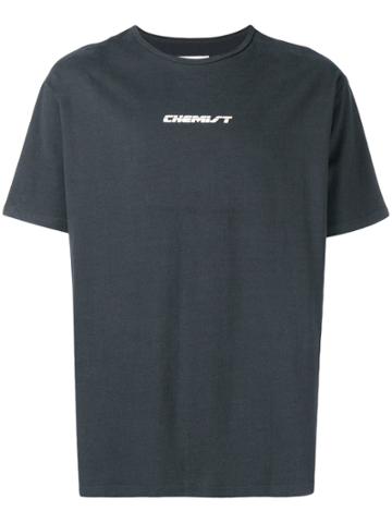 C2h4 Patch Detail T-shirt - Grey