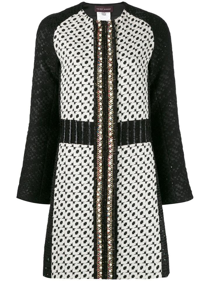 Muba Coat - Women - Acrylic/polyamide/polyester/cupro - 38, Black, Acrylic/polyamide/polyester/cupro, Talbot Runhof