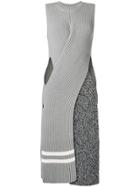 Mrz Ribbed Knit Dress - Grey