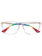 Gucci Eyewear Clear-frame Square Glasses - Neutrals