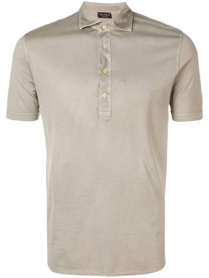 Dell'oglio Slim Fit Polo Shirt - Grey