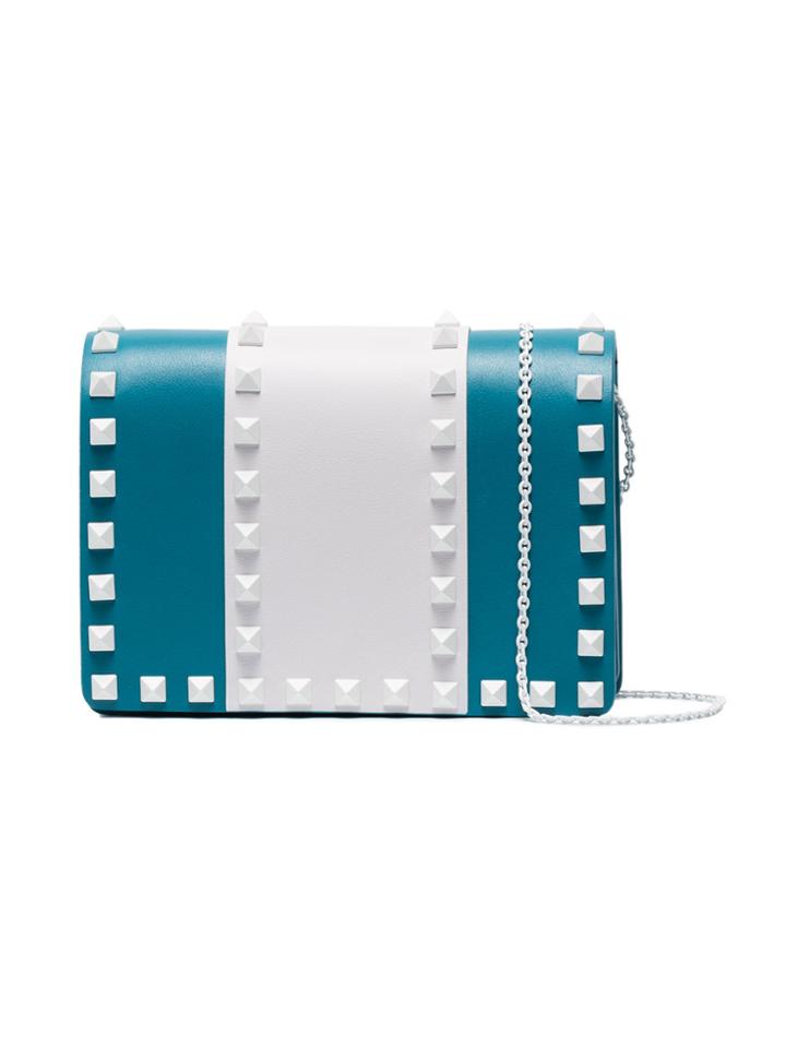 Valentino Free Rockstud Crossbody Bag - Blue