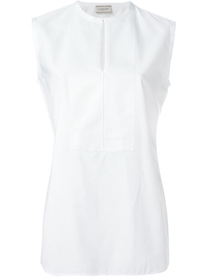 Lanvin Key-hole Neck Top