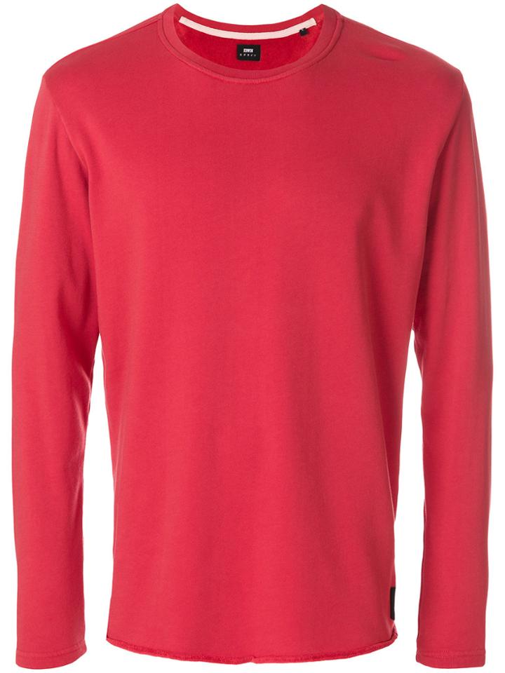 Edwin Rolled Hem Top - Red