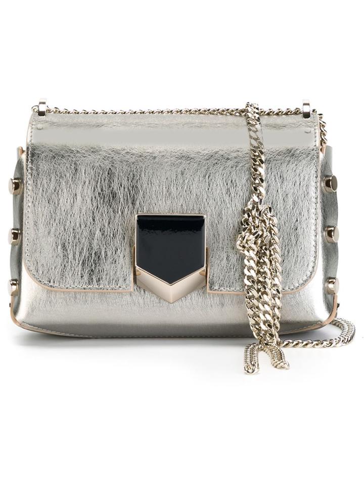 Jimmy Choo Lockett Shoulder Bag - Metallic