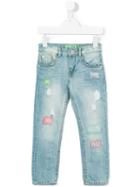 Vingino Distressed Jeans, Girl's, Size: 7 Yrs, Blue
