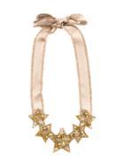 Red Valentino Red(v) Beaded Star Necklace - Neutrals