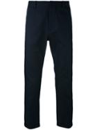 Marni - Cropped Straight Leg Trousers - Men - Cotton - 48, Blue, Cotton