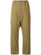 Sofie D'hoore High Waisted Cropped Trousers - Nude & Neutrals