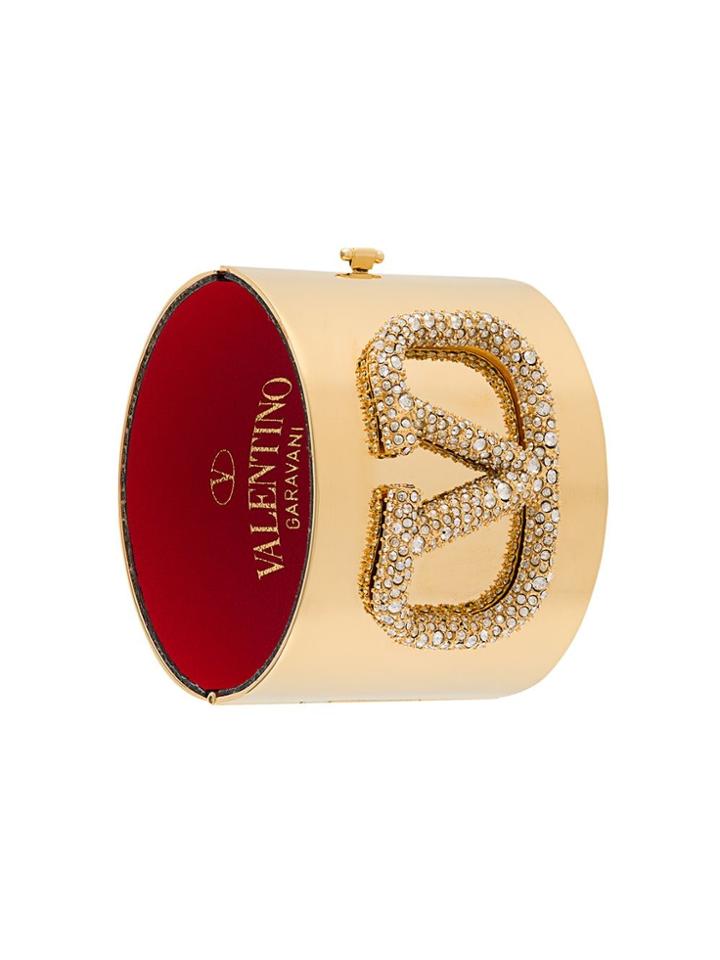 Valentino Valentino Garavani Vlogo Wide Cuff - Gold