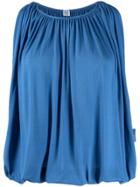 Toteme Rouched Blouse - Blue