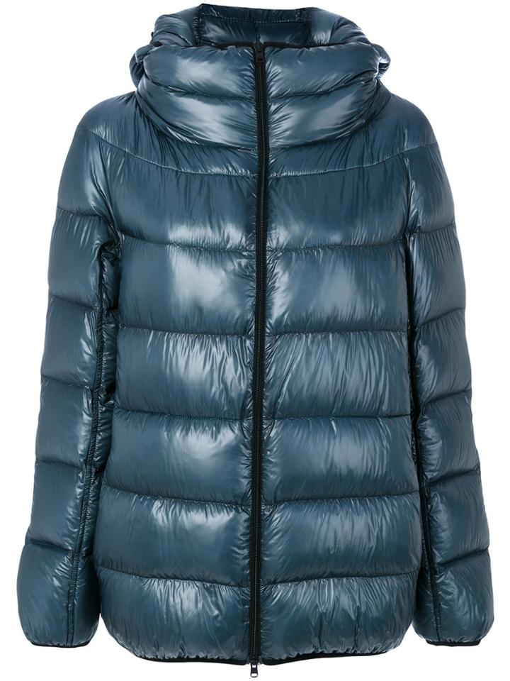 Herno Padded Hooded Jacket - Blue