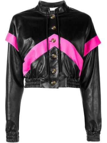 Ashley Williams Leather Bomber Jacket