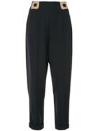 Delpozo Tapered Trousers - Black