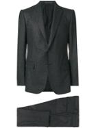 Caruso Classic Fitted Suit - Grey
