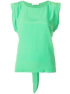 Mauro Grifoni Back Tie Blouse - Green