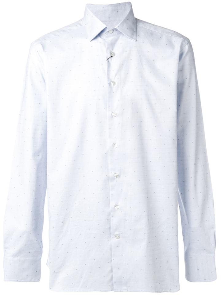 Etro Slim-fit Dotted Shirt - Blue