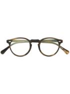 Oliver Peoples 'gregory Peck' Glasses, Nude/neutrals, Acetate