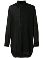 Ann Demeulemeester Grise - Asymmetric Shirt - Men - Cotton - M, Black, Cotton