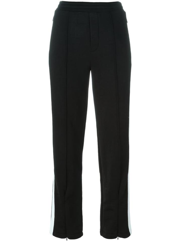 T By Alexander Wang Stripe Appliqué Track Pants