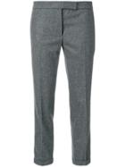Thom Browne Flannel Lowrise Skinny Trouser - Grey