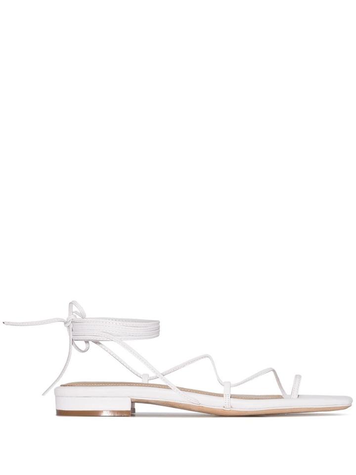 Studio Amelia Strappy Sandals - White
