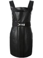 Dsquared2 'cyclone' Dress, Women's, Size: 40, Black, Lamb Skin/viscose/polyamide/spandex/elastane