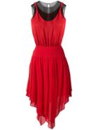 Karl Lagerfeld Asymmetric Dress - Red