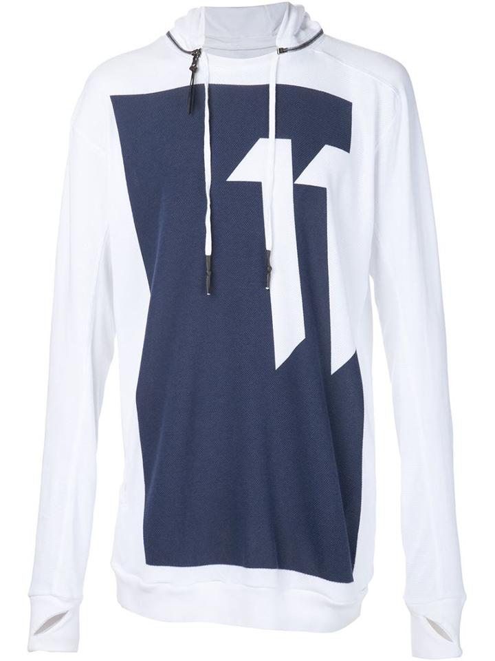 11 By Boris Bidjan Saberi Logo Print Hoody