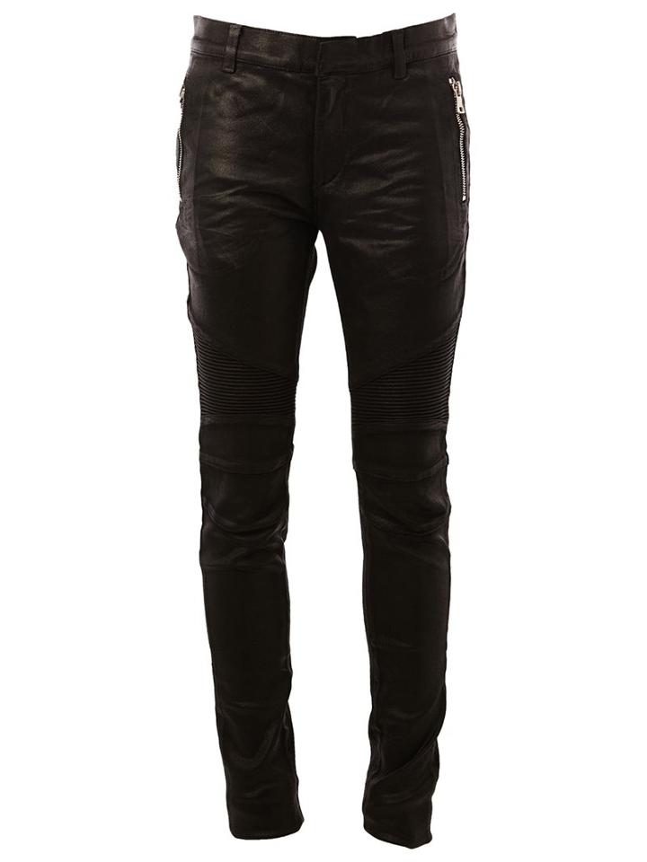 Balmain Biker Jeans, Men's, Size: 34, Black, Cotton/polyurethane