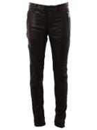 Balmain Biker Jeans, Men's, Size: 34, Black, Cotton/polyurethane