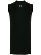 Rick Owens Round-neck Tank Top - Black