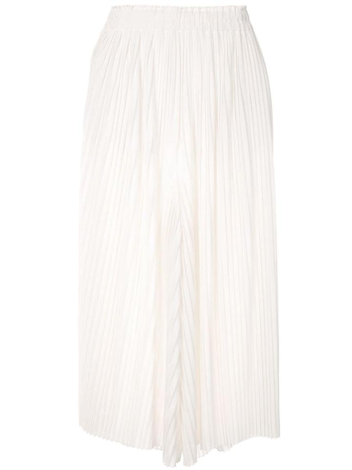 Ballsey Pleated Midi Skirt - White