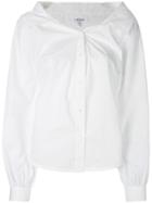 Frame Denim V-neck Shirt - White