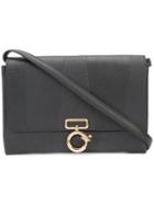 Derek Lam 10 Crosby - Panelled Crossbody Bag - Women - Snake Skin - One Size, Women's, Black, Snake Skin