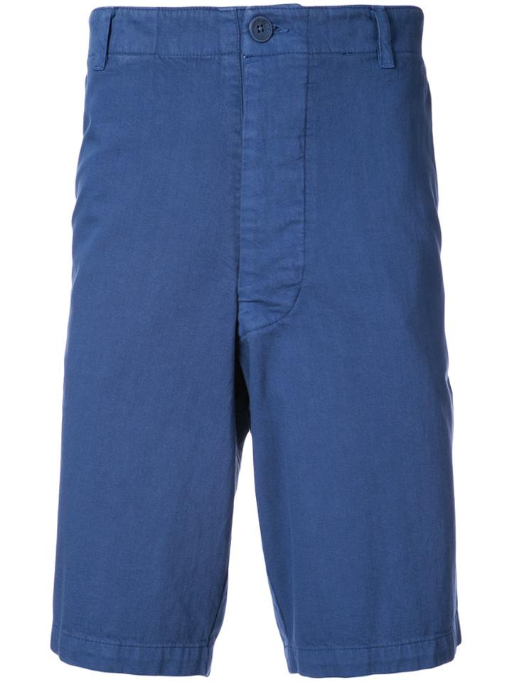 The Elder Statesman Classic Chino Shorts - Blue