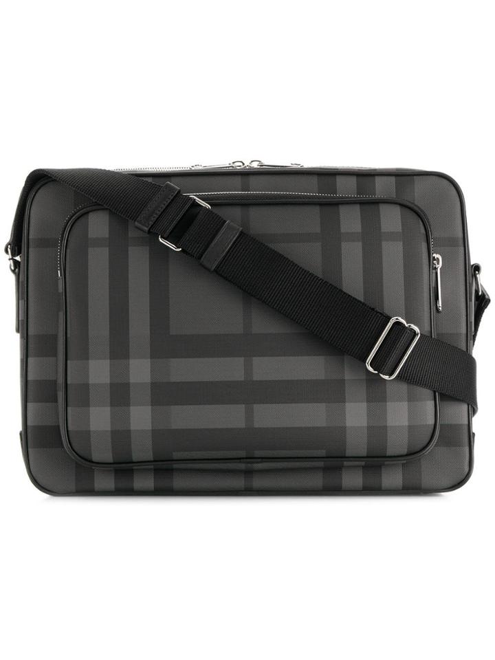 Burberry Check Shoulder Bag - Grey
